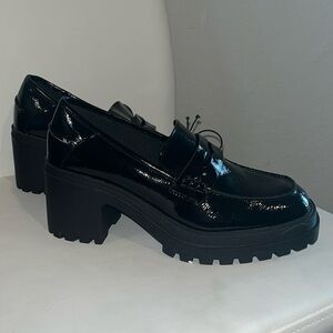 Seychelles platform black shoes 9.5 women's